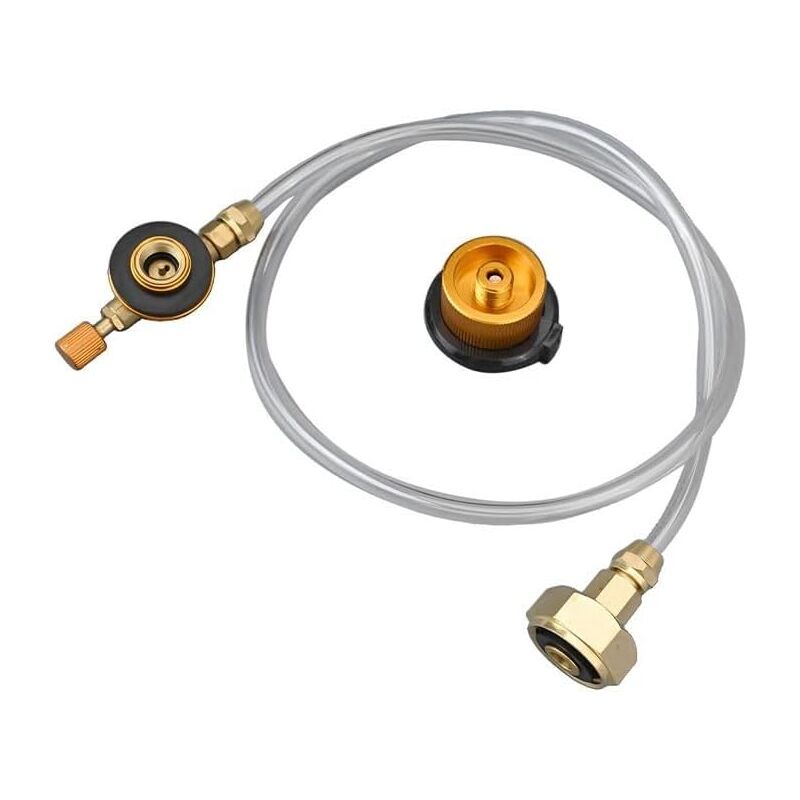 Csparkv - 1 pcs Adaptateur de bouteille de gaz pour réchaud de camping, adaptateur de recharge de propane, accessoires de barbecue de camping,