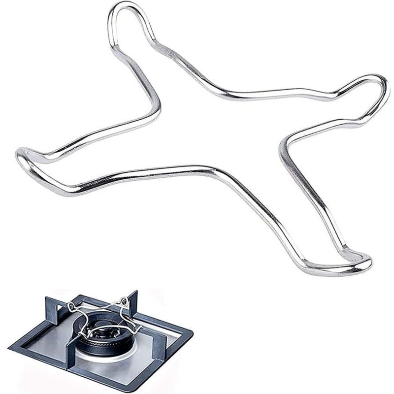 1 pcs Support Universel pour Cuisinière, Réducteurs de Gaz Support Wok, Réducteurs de Gaz en Acier Inoxydable, Anneau de Wok, Casserole Support de