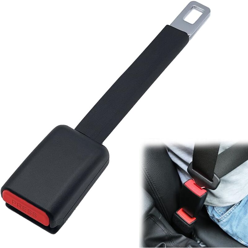 1 Pièce Auto Accessoires, Pieces Auto Ceinture Voiture, 25CM Boucle De Ceinture De Sécurité De Voiture, Convient Pour La Plupart Des Voitures(Nero)