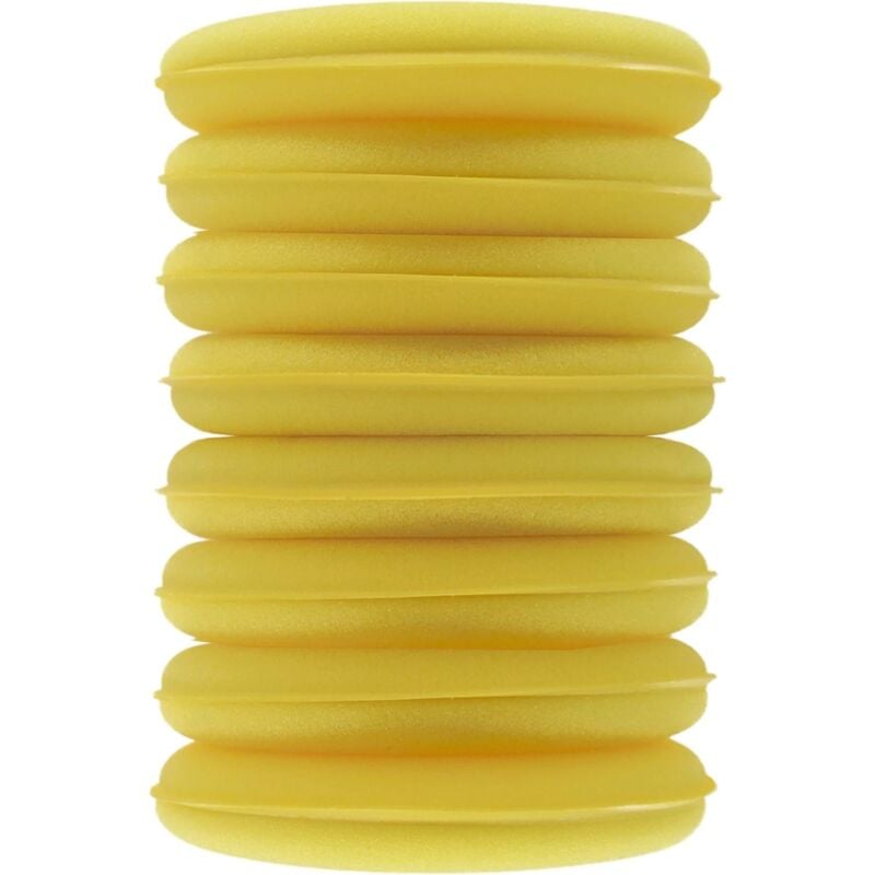 10 Coussinets en Mousse - Application de Produits d'entretien - Jaune - 10 cm - Csparkv