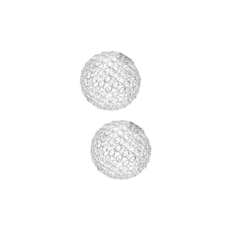 Csparkv - 10x10cm 2 Pièces Abat-jour En Fer Forgé Abat-jour De Table De Chevet Abat-jour Lustre Abat-jour Boule Couvercle De Lampe Globe De Fer