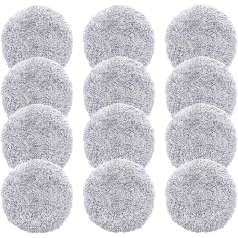 Csparkv - 12 Pack Window Cleaning Cloths Robot Vacuum Cleaner Parts Wet Mop for Window Cleaning Robot