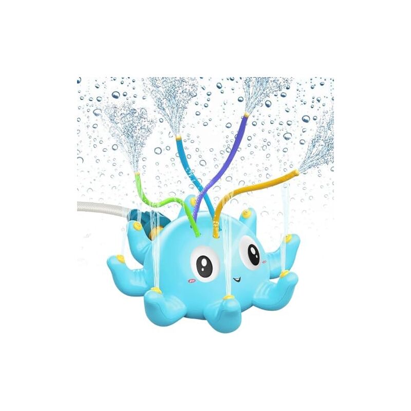Csparkv - 14.2cmx18.3cm x7.3cm Jeux d Eau Exterieur pour Enfants, Jouet Arroseur à Eau pour Enfants, Arroseur de Pelouse, Jouets Sprinkler, Jeux