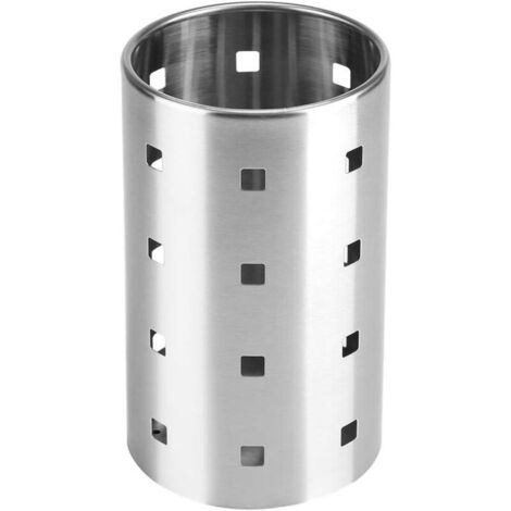 CSPARKV 17x10cmupport de baguettes  pour cuisine épaissir rond en acier inoxydable porte-couverts antirouille organisateur de support de rangement de vaisselle (L)