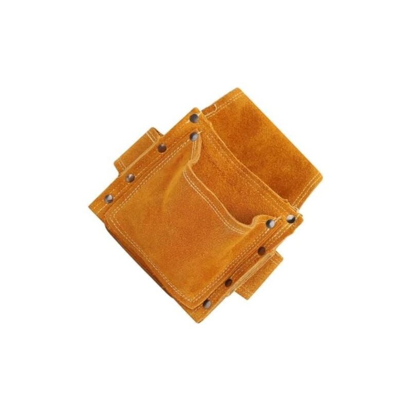 Csparkv - 180x140x70(mm) Multifonctionnel Outil Poche Poche Ceinture Sac à Outils Épaissi Outil Taille Sac Peau De Vache Matériel Outil De Stockage