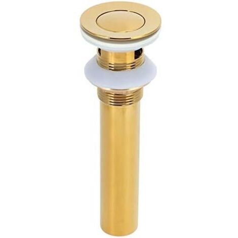 CSPARKV （19×6×3.1cm）Bouchon De Vidange D'¨vier en Or Bross¨, CR¨Pine De Vidange D'¨vier Pop Up, CR¨Pine De Vidange De Mitigeur De Salle De Bain pour Salle De Bain, Lavabo, Etc.