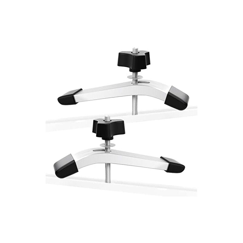 Csparkv - 2 Ensembles Rail t Track Pince de Serrage, T-Track Clamp t Track Jeu de Pinces a clamper de Maintien à Acier Allié Rapide, pour Outil de