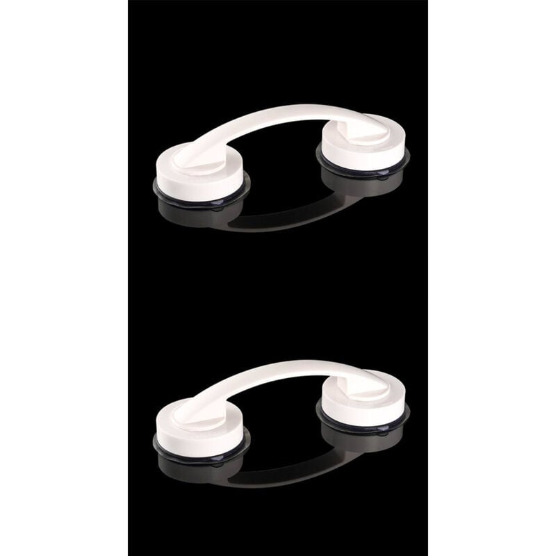 Csparkv - 2 pack grandes poignées de porte et de fenêtre en verre, portes coulissantes de salle de bain, armoires, poignées sans trou, poignées de