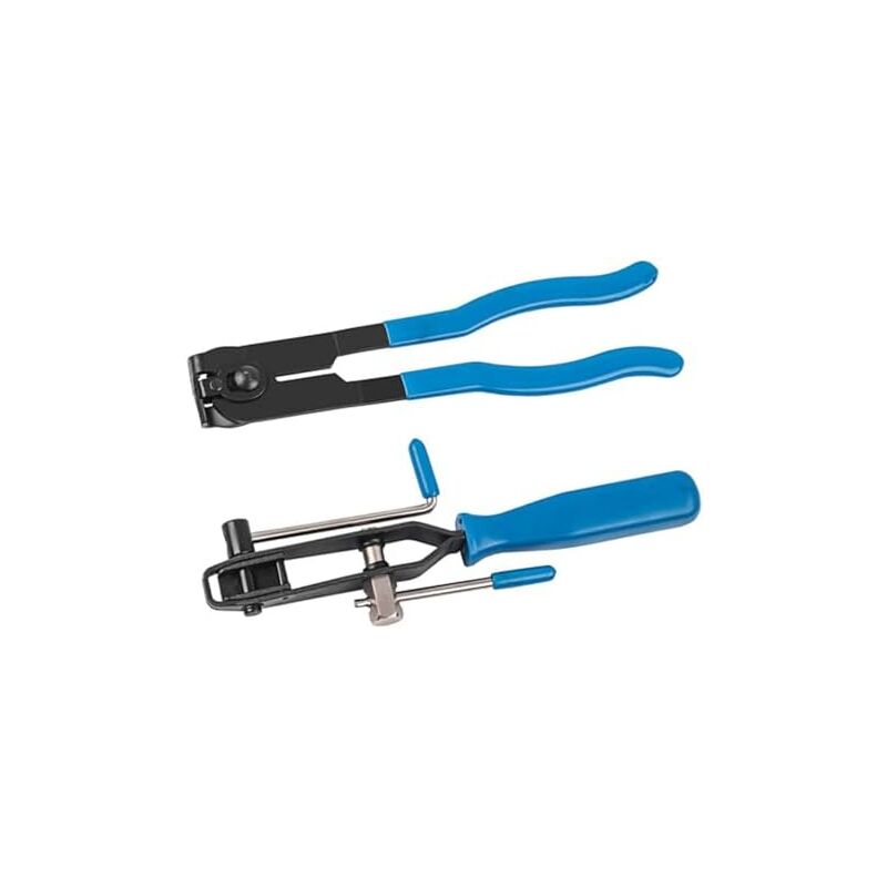 Csparkv - 2 Pcs Pince pour Collier de Serrage,Pince Colliers Bandes à Sertir,Outil D'Installation de Bande de Pince,pour aux Pinces D'essieu,aux