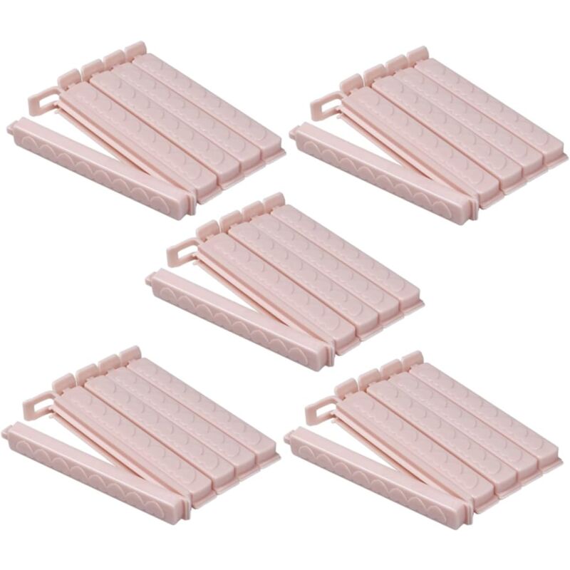 25Pcs Food Sealing Clips Paper Clips Food Sealing Clip Sealing Clip Snack Clips Simple Extracts Pink - Csparkv