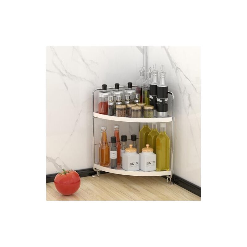 26.5x16x28cm blan Etagere placard , étagère cuisine ,Petite etagere bureau a poser sur bureau,Ra9ngement Plan de Travail Cuisine,Organisateur
