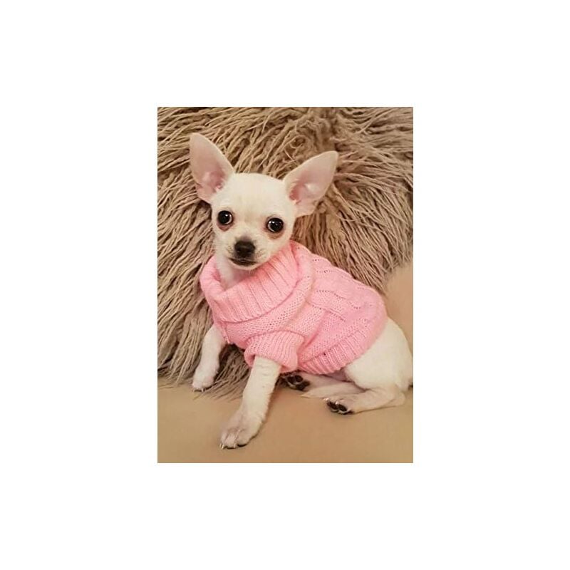 CSPARKV 27x18x18cm Chat Chaud Hiver Tricot Pull£Pet Chien Jumper Chaud Jumper Chiot Manteau Veste Costume