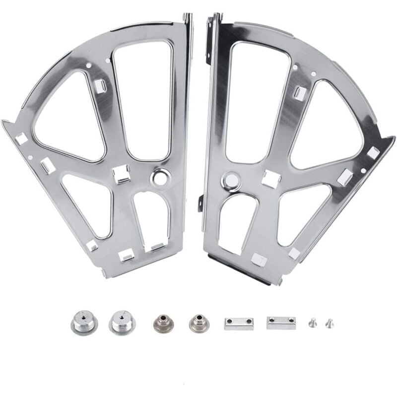 Csparkv - 2Pcs Charnières de cabinet - Charnières de tiroir pour chaussures en acier inoxydable Raccords de remplacement de bâti de (Taille : 2