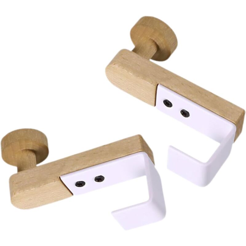 2Pcs Door Behind Hook Door Hooks For Hanging Over The Door Towel Rack Hanger Organizer Hat Hooks Over The Door Coat Hook - Csparkv