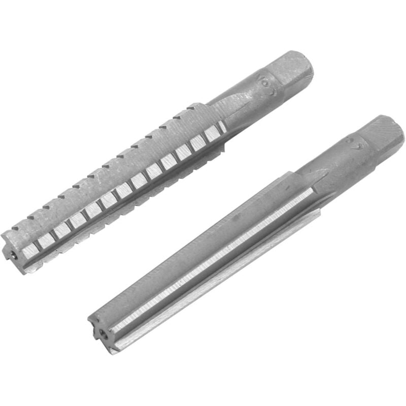 Csparkv - 2PCS MT2 Alésoir, Ensemble D'alésoir Conique Alésoir Conique Morse, Rugueux Et Fin Alésoirs Machine MT2 Hss Alésoir à Main à Tige Droite