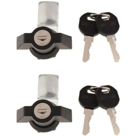 CSPARKV 2pcs Verrouillage à Clé pour Porte Armoir à Outils Électrique