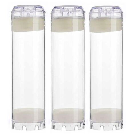 CSPARKV 3 Pack 10 Inch Activated Carbon Cartridges - Chlorine / Bad Taste and Odor Removal for Drinking Water