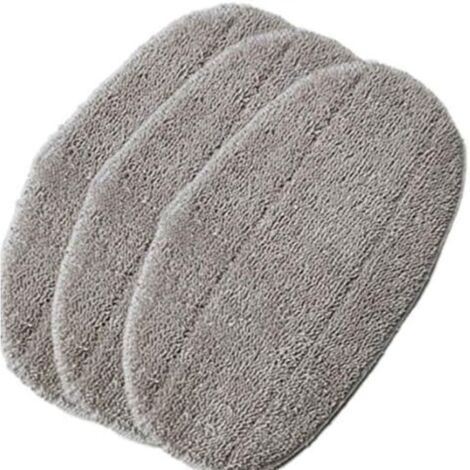 CSPARKV 3 PièCes Chiffon de Nettoyage pour CleanTenso Nettoyeur à Vapeur à Vapeur Couverture D'Essuie-Glace Nettoyage Vadrouille Tampons