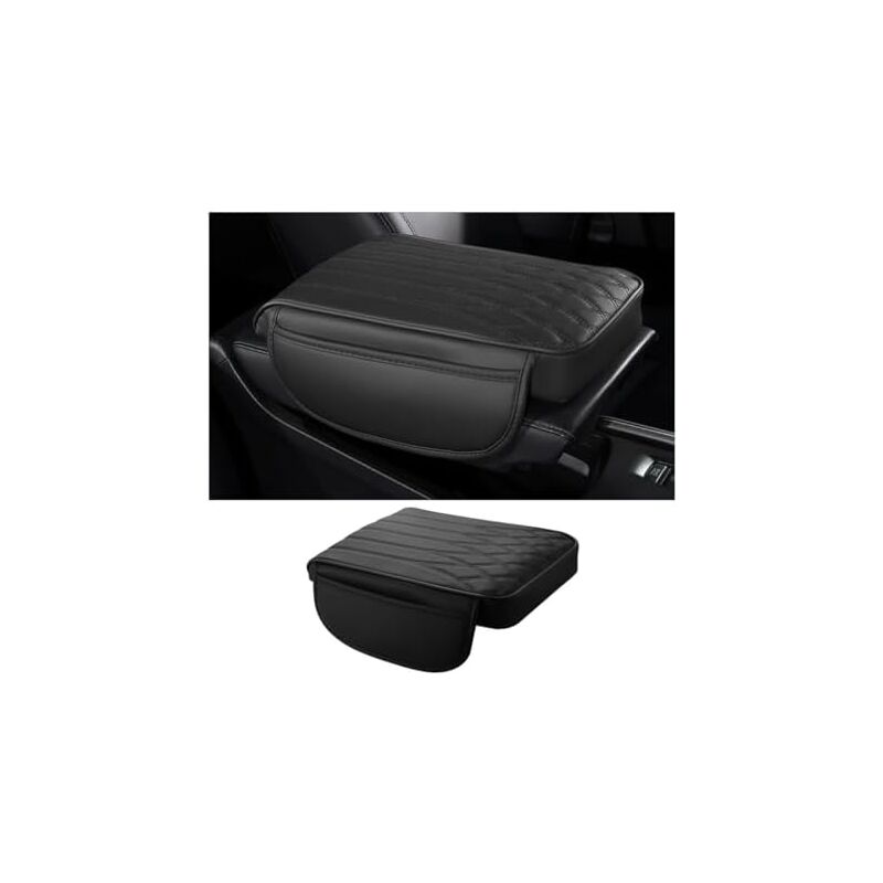 Csparkv - 32x22x5cm Coussin D'accoudoir De Voiture En Cuir Coussin D'accoudoir En Mousse à Mémoire De Forme Pour Véhicule Housse D'accoudoir
