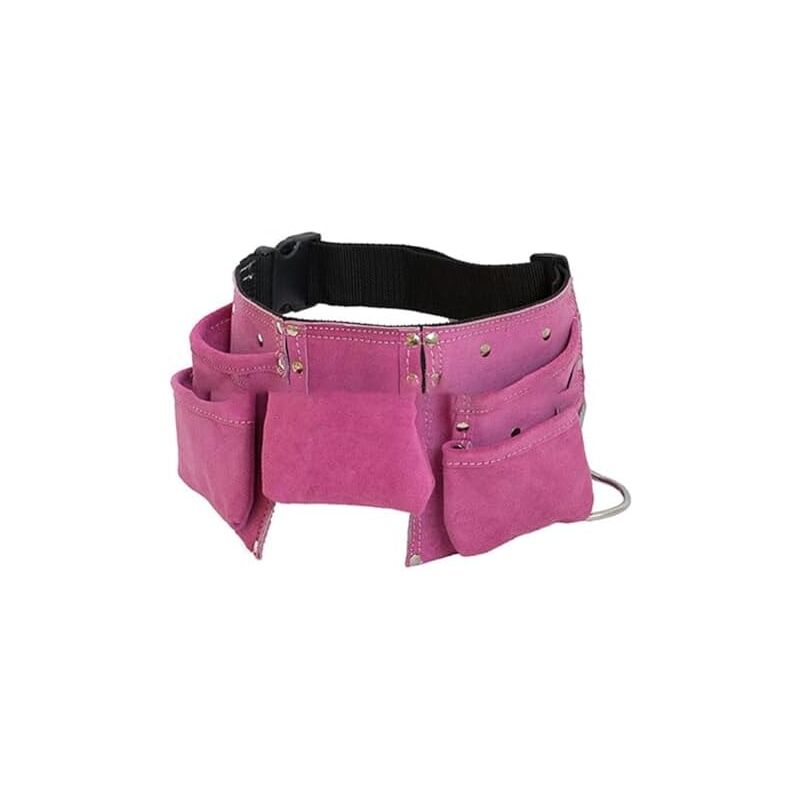 Csparkv - 34x20cm Ceinture à outils en cuir pour enfants ceinture à outils en cuir sac banane pour outils de travail en cuir pour l'extérieur