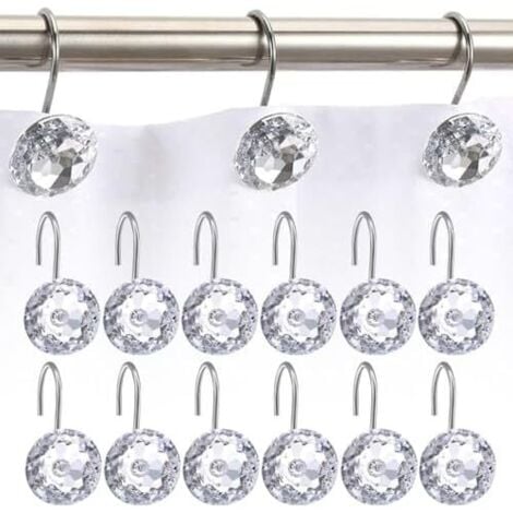 Lot De 100 Crochets De Rideaux Robustes En Métal Pour Rideaux Plissés, Rideaux De Fenêtre