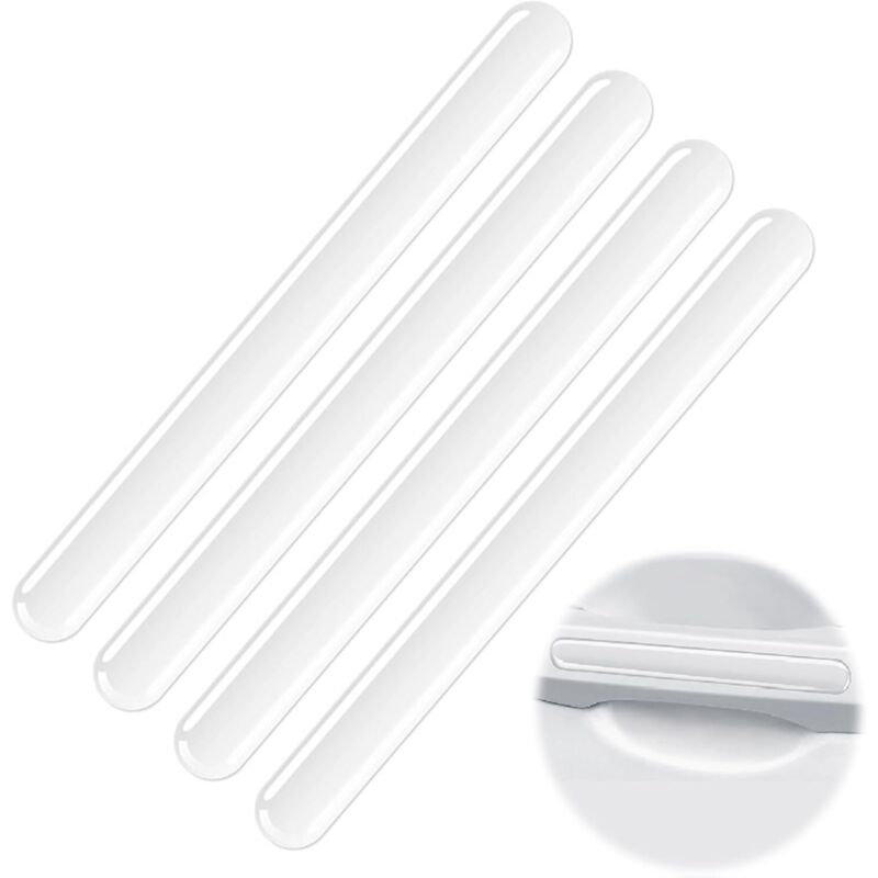 CSPARKV 4 Pieces Car Anti Collision Strips, Car Door Protector, Car Collision Protection Stickers, Automobile Rearview Mirror Edge Protection, for