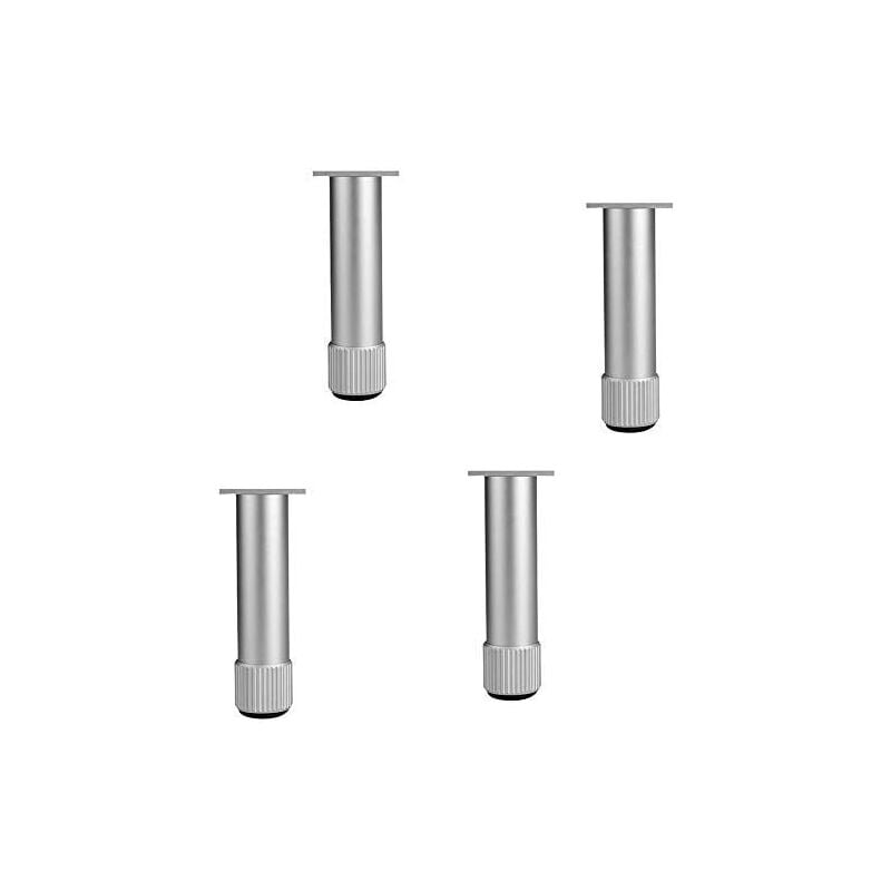 Csparkv - 4 Pièces Pieds de Meubles, Pieds de Canapé en Alliage d'Aluminium Pieds de Meubles pour Plan de Travail tv Pieds de Table de Bureau Table