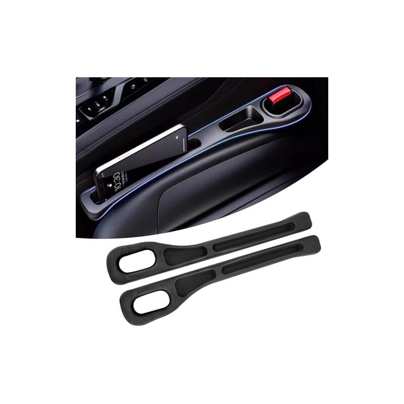 40x7x3.2cm 2Pcs Car Seat Gap Storage Box Car Front Seat Storage Box Seat Gap Organizer Car Seat Gap Storage for Phones Cards Keys - Csparkv