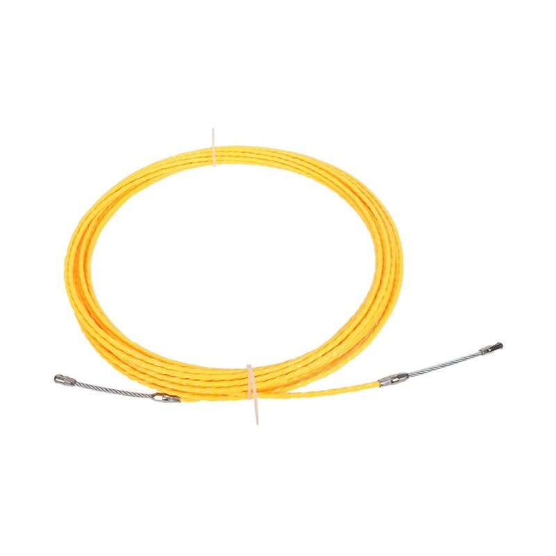 Csparkv - 4.5mm x 30m Tire fils extracteur de cable fibre de verre Jaune