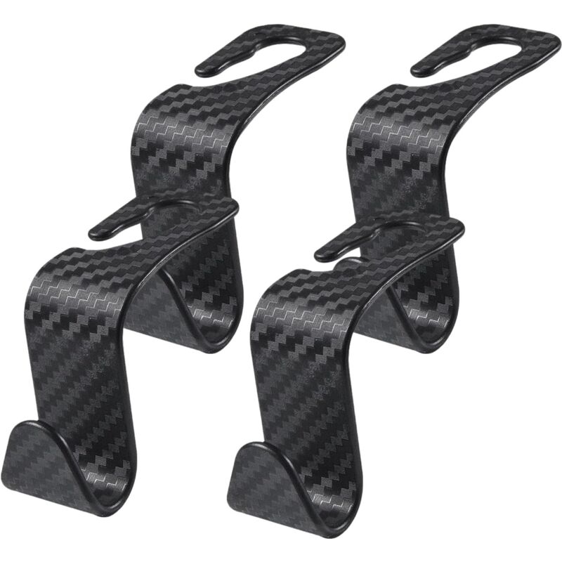 Csparkv - 4pcs Car Seat Hooks for Car Accessories Cloth Bag Handbag Decoration