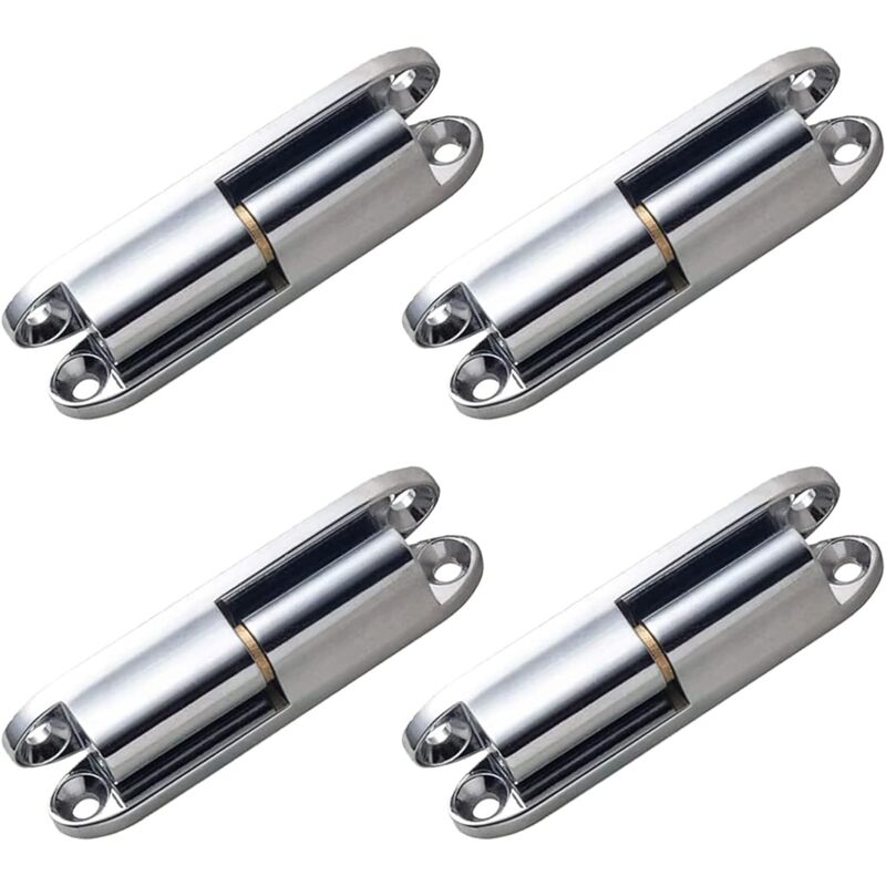 Csparkv - 4Pcs Door Screw-in Hinge, Door Hinges, Renovation Hinge, Cupboard Door Hinge, for Home Furniture Hardware Cabinet Door Guard Drawer