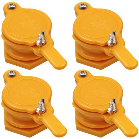 CSPARKV 4PCS Nylon Honey Valve Honey Extractor Tap Bee Hive Honey Tap for Beekeeper Beekeeping Equipment Tool