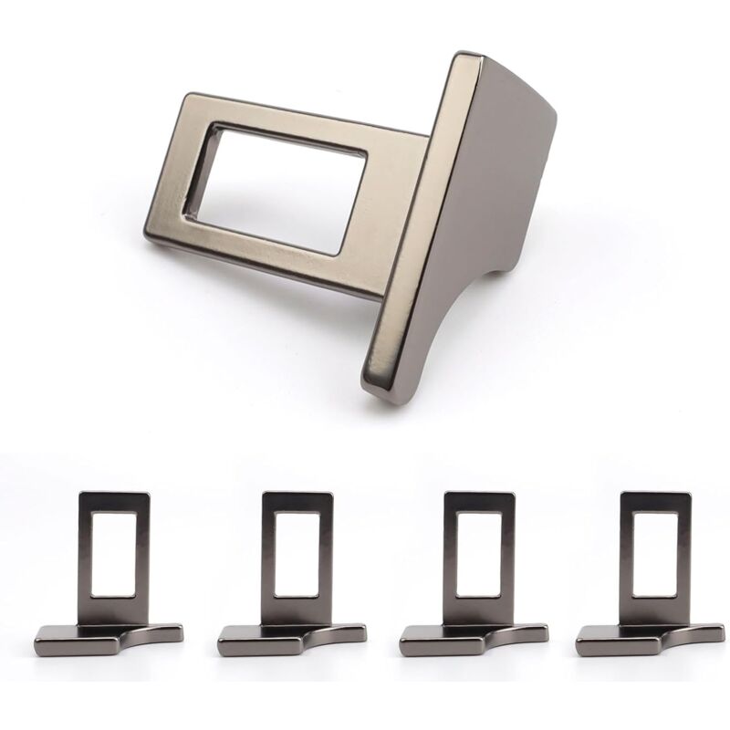 CSPARKV 5 Pièces Boucle de Ceinture de Sécurité, Accessoires de Voiture Multifonctionnels, en Matériau Métallique, pour Voitures, Camions,