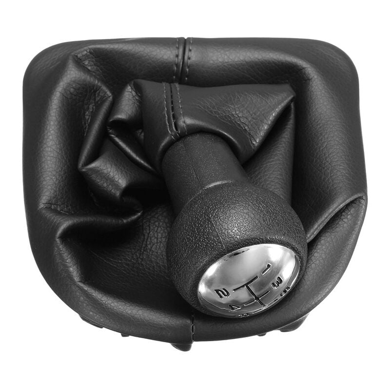 5-Vitesse Pommeau Levier Vitesse Soufflet Couverture Cuir pu pour peugeot 207 307 307 cc 308 - Csparkv