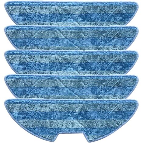 CSPARKV 5PCS Chiffon de vadrouille Compatible avec EZIclean One Aspirateur Robot Laveur Aqua Robot Aspirateur Microfibre Vadrouille Chiffon Remplacement
