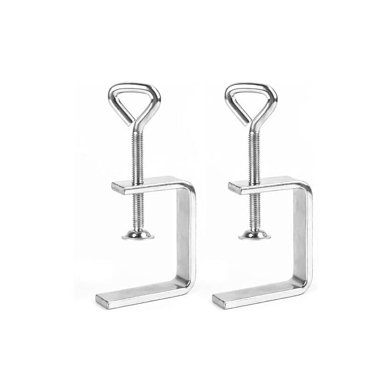 Csparkv - 5x9cm 4PCS Pinces en c en Acier Inoxydable c Pince à Vis Pince de Fixation Pince de Support Pince de Serrage Pince de Serrage Pince en c
