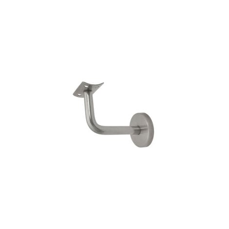 CSPARKV 6.56.55.5cm Handrail Bracket, Stainless Steel Stair Railing, 4 Pieces Stair Handrail, Railing Brackets Guardrail Accessories, for Stair Wall Railings