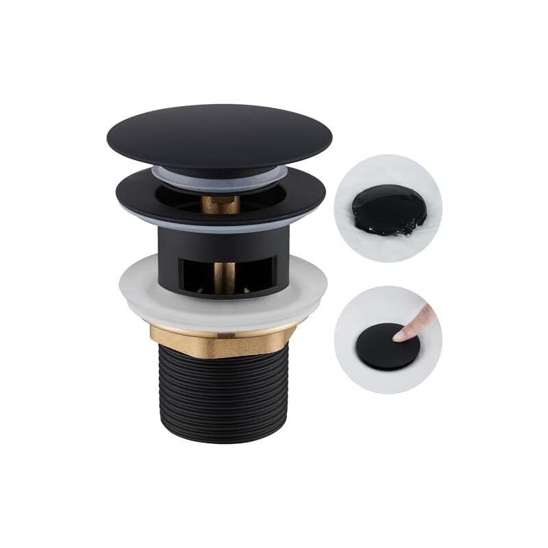 Image of Csparkv - 6.6×6.6×8cm)Sink Plug with Overflow,&hellip;
