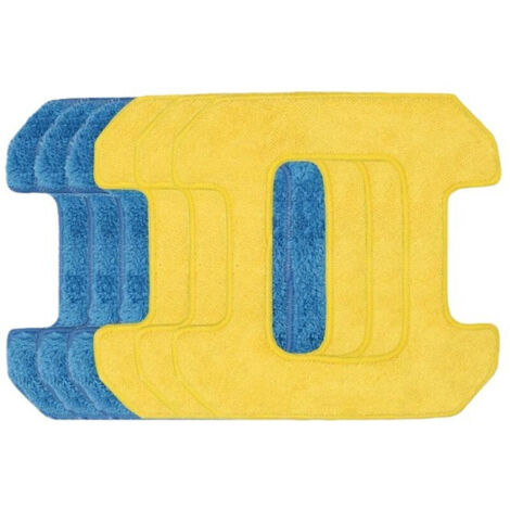 CSPARKV 6Pcs Vadrouille Sèche pour Hobot 268 Fenêtre Propre Vadrouille Chiffon Weeper Vitre Microfibre Vitre Partie Nettoyant