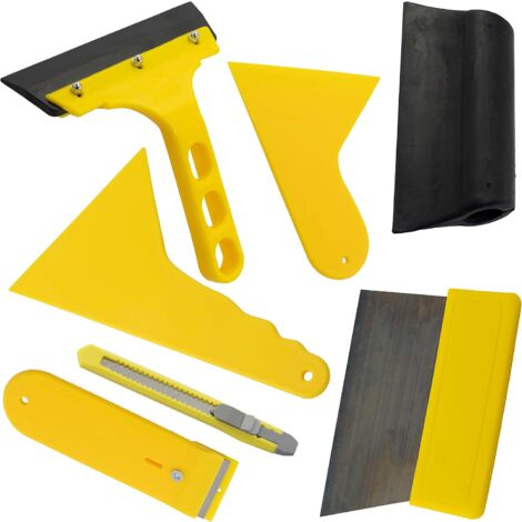 CSPARKV 7pcs - Window Accessories Vinyl Windows Squeegee Cutter Scraper Blade Solar Protection Automotive - Plastic