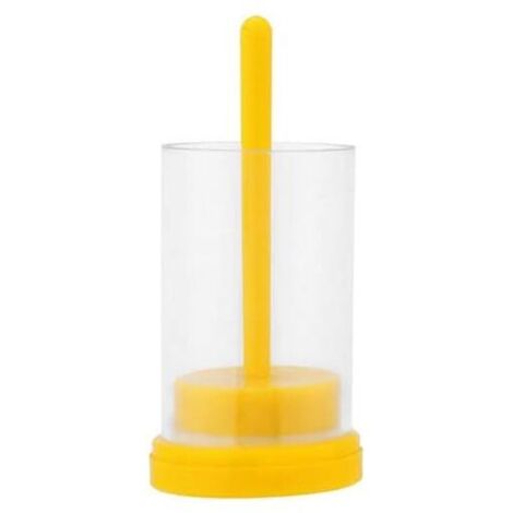 CSPARKV 7x4.4cm Kit de marquage Queen Bee - 1 pc Marqueur Queen Bee Marking Cage Bouteille et Outil d'apiculteur pour matériel d'apiculture à Piston Souple