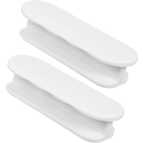 CSPARKV 9x3.2x2cm Pack of 2 Self-Adhesive Balcony Door Handles