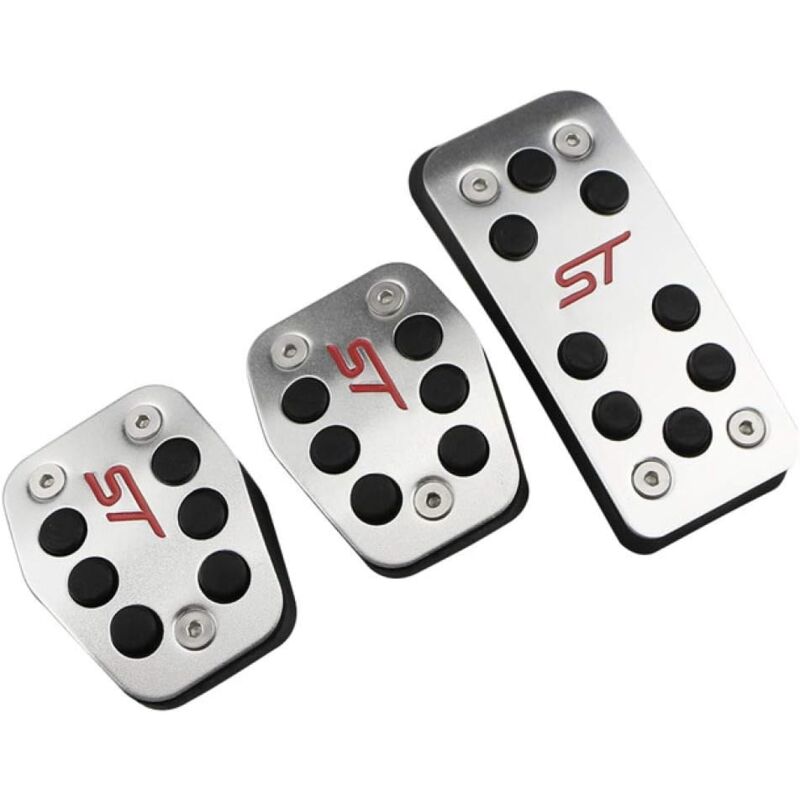 CSPARKV Accessoires de pédale de Frein de pédale d'accélérateur de Couverture de pédale de Voiture Anti-dérapant, Ajustement pour Ford Focus 2 3 4