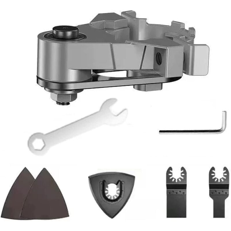 Csparkv - Adaptateur De Tête Universel en Métal pour Meuleuse d'angle,Adaptateur Meuleuse,Outil Adaptateur Oscillant pour Accessoires De Meuleuse De