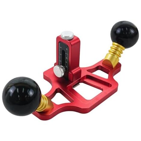 CSPARKV Aluminum Router Plane Woodworking Tool Precision Planing Cutting Depth Control