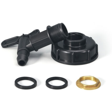 CSPARKV-Anschluss S60X6 – HDPE-Hahn für 1000-l-Wassertank