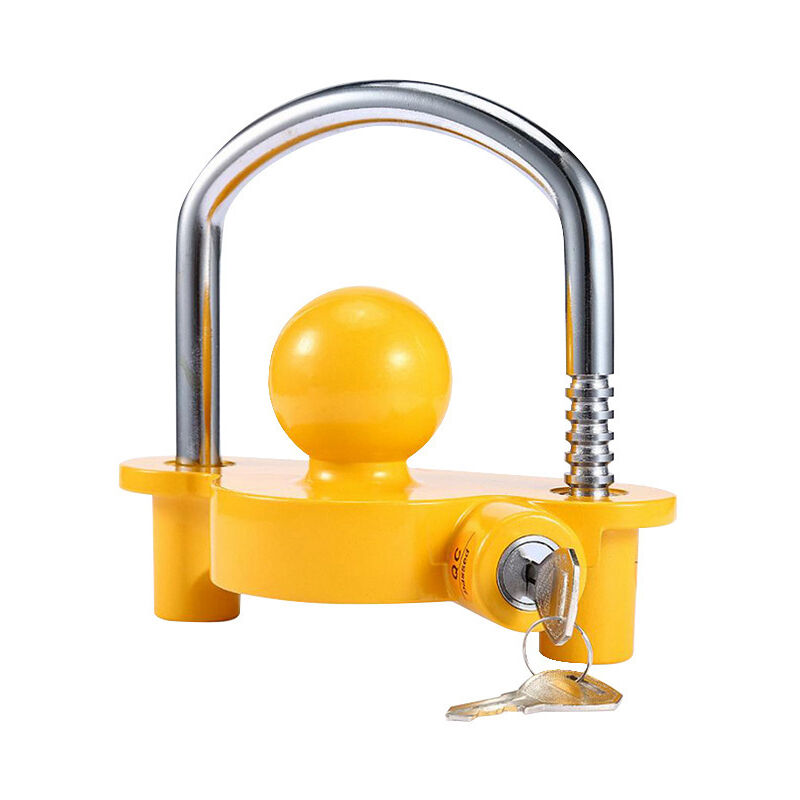 Csparkv - Antivol Remorque Antivol Remorque Attelée Cadenas Remorque Antivol Caravane Universel pour Remorque Caravane Bateau Boule d'Attelage