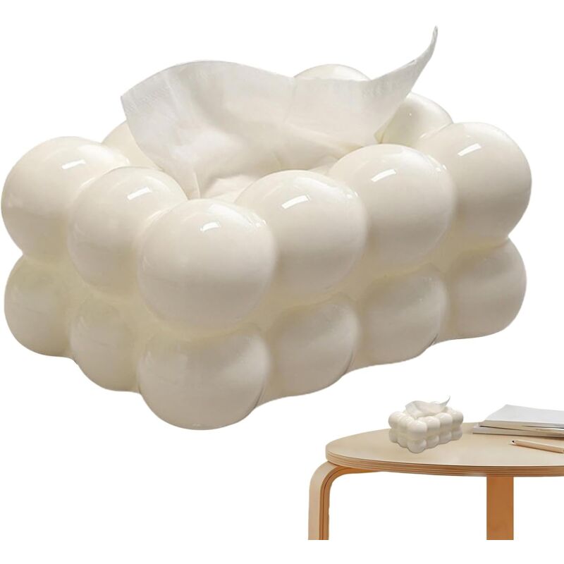 Csparkv - Boîte à Mouchoirs à Bulles - Boîte à Mouchoirs Créative, Distributeur Décoratif De Papier pour Le Visage Porte-Serviettes éLégant pour