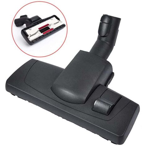 Csparkv – Brosse combinée pour aspirateur 35 mm – Adaptée aux sols durs et moquettes – Articulation rotative – Releveur de fils intégré