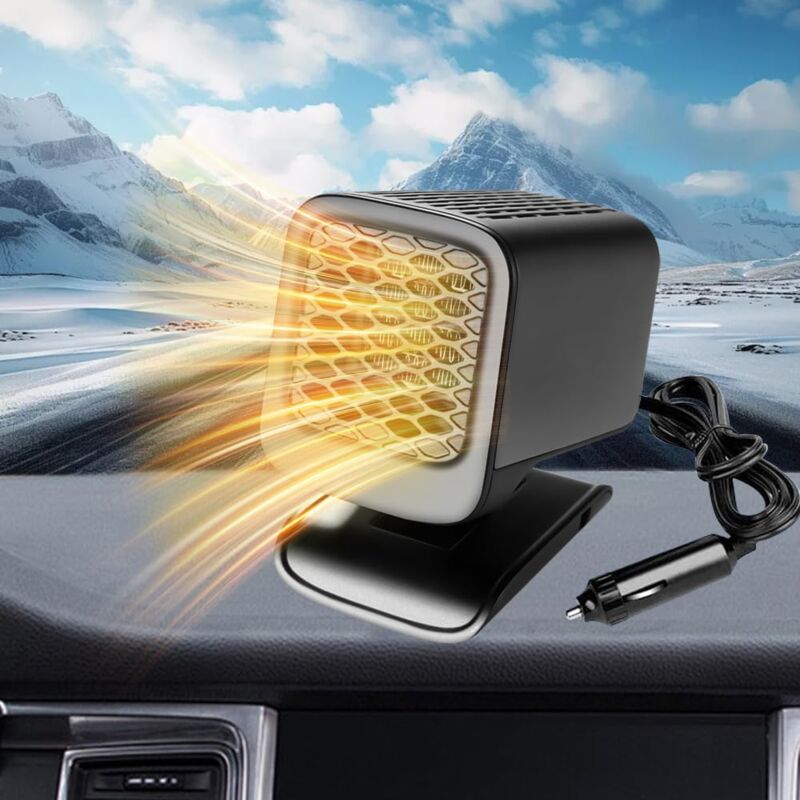 Csparkv - Chauffage de Voiture, 3 en 1 Chauffage Voiture, Chauffage Soufflant de Voiture, Chauffage Desembuage Voiture, Ventilateur de
